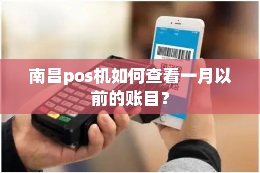 南昌pos机如何查看一月以前的账目？