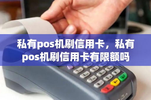 私有pos机刷信用卡，私有pos机刷信用卡有限额吗