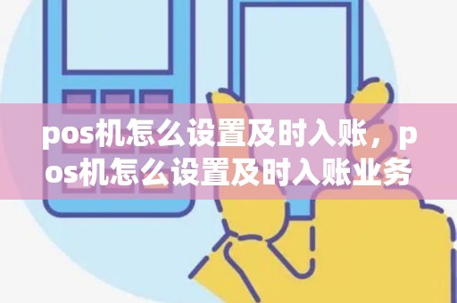 pos机怎么设置及时入账，pos机怎么设置及时入账业务