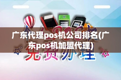 广东代理pos机公司排名(广东pos机加盟代理)