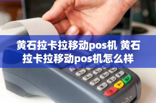 黄石拉卡拉移动pos机 黄石拉卡拉移动pos机怎么样