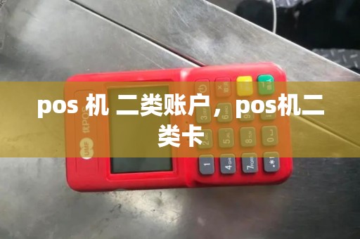 pos 机 二类账户，pos机二类卡
