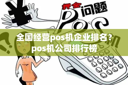 全国经营pos机企业排名？pos机公司排行榜