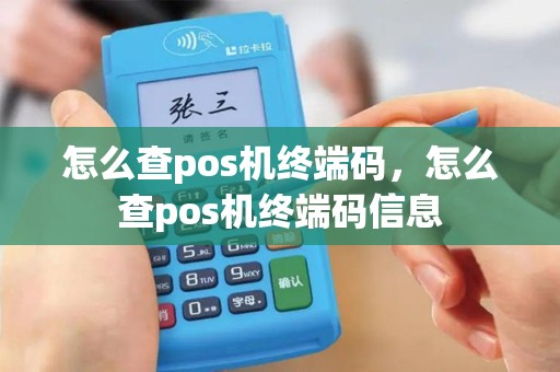怎么查pos机终端码，怎么查pos机终端码信息
