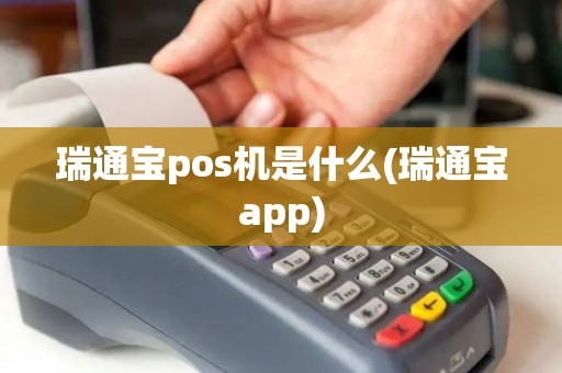 瑞通宝pos机是什么(瑞通宝app)