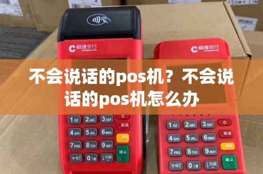 不会说话的pos机？不会说话的pos机怎么办