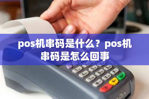 pos机串码是什么？pos机串码是怎么回事