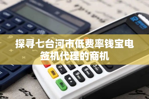 探寻七台河市低费率钱宝电签机代理的商机