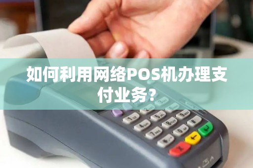 如何利用网络POS机办理支付业务？