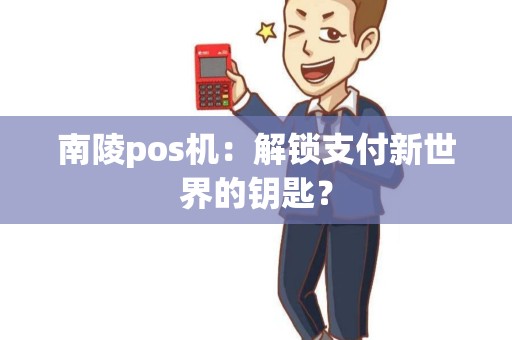 南陵pos机：解锁支付新世界的钥匙？