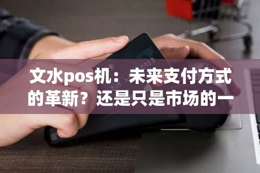 文水pos机：未来支付方式的革新？还是只是市场的一时热点？