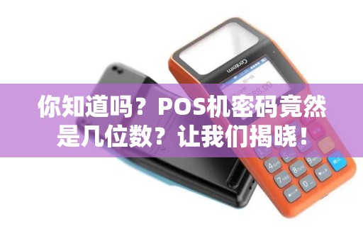 你知道吗？POS机密码竟然是几位数？让我们揭晓！