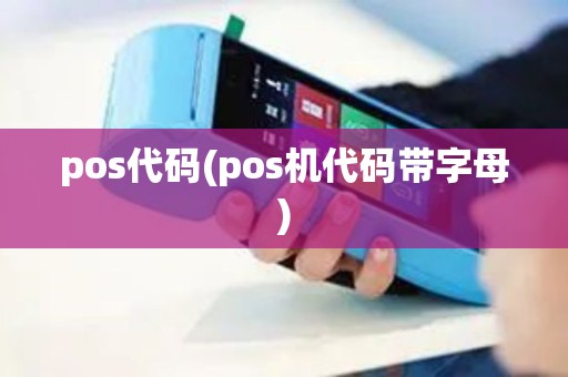 pos代码(pos机代码带字母)