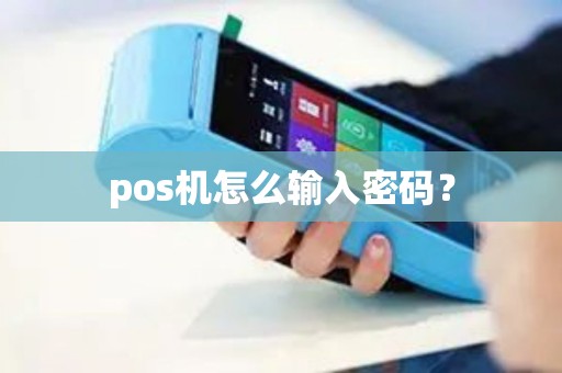 pos机怎么输入密码？