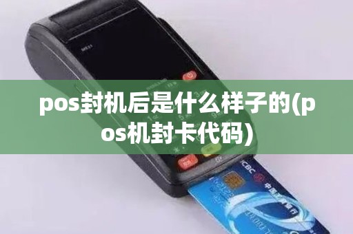 pos封机后是什么样子的(pos机封卡代码)