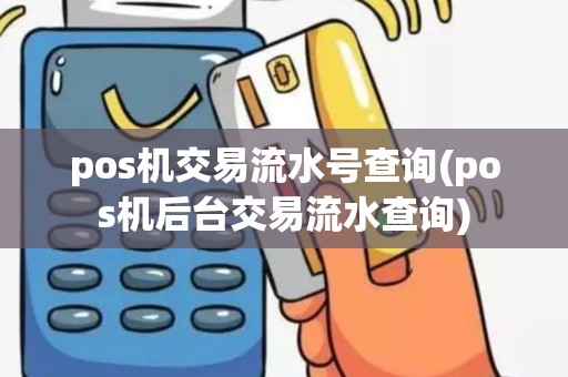 pos机交易流水号查询(pos机后台交易流水查询)