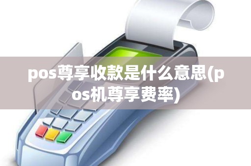 pos尊享收款是什么意思(pos机尊享费率)
