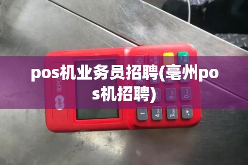 pos机业务员招聘(亳州pos机招聘)