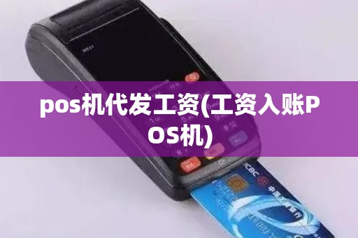 pos机代发工资(工资入账POS机)