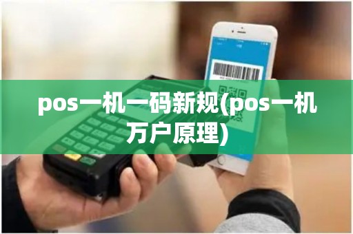pos一机一码新规(pos一机万户原理)