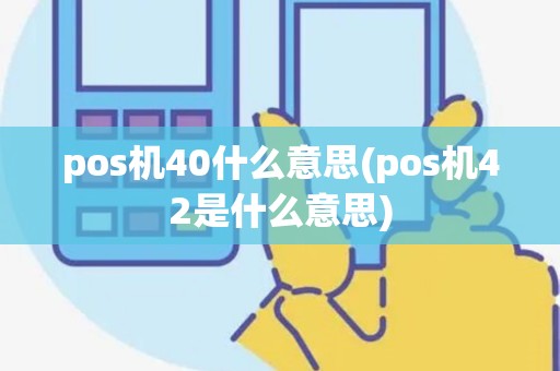 pos机40什么意思(pos机42是什么意思)