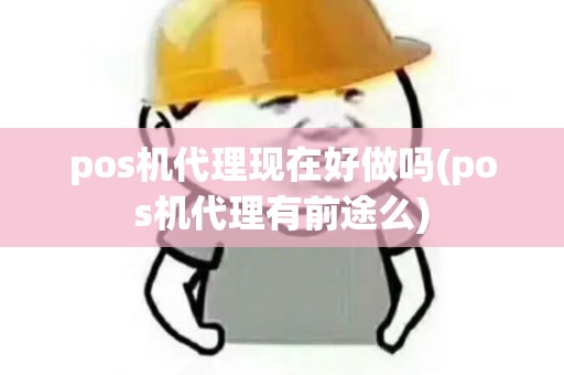 pos机代理现在好做吗(pos机代理有前途么)