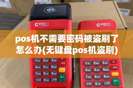 pos机不需要密码被盗刷了怎么办(无键盘pos机盗刷)