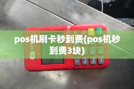 pos机刷卡秒到费(pos机秒到费3块) pos机刷卡秒到费(pos机秒到费3块)