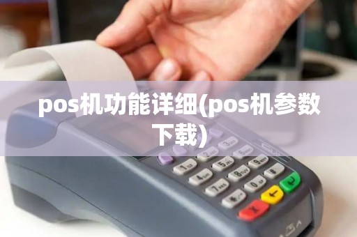 pos机功能详细(pos机参数下载)