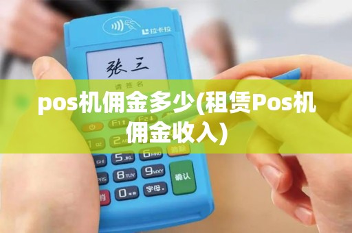 pos机佣金多少(租赁Pos机佣金收入)