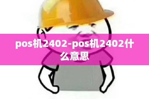 pos机2402-pos机2402什么意思