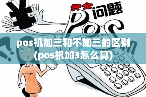 pos机加三和不加三的区别(pos机加3怎么算)