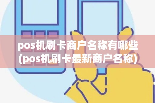 pos机刷卡商户名称有哪些(pos机刷卡最新商户名称)
