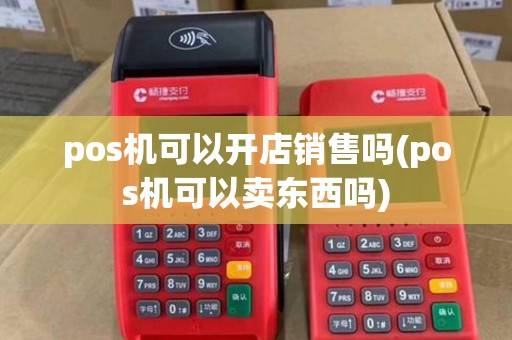 pos机可以开店销售吗(pos机可以卖东西吗)