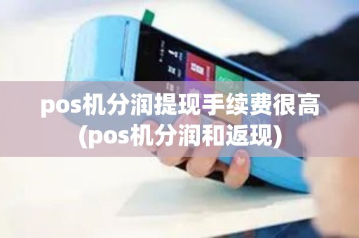pos机分润提现手续费很高(pos机分润和返现)