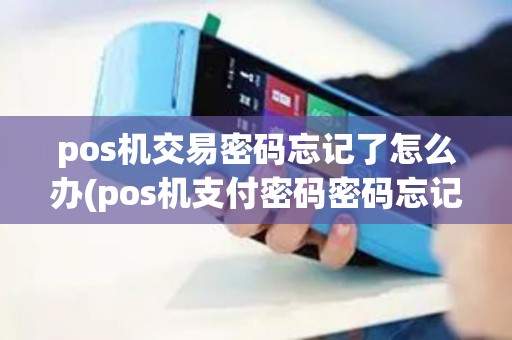 pos机交易密码忘记了怎么办(pos机支付密码密码忘记了)