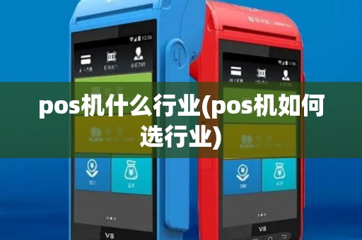 pos机什么行业(pos机如何选行业)