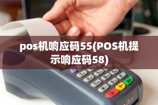 pos机响应码55(POS机提示响应码58)