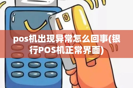 pos机出现异常怎么回事(银行POS机正常界面)