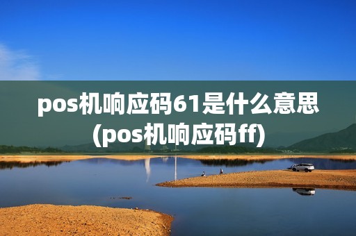 pos机响应码61是什么意思(pos机响应码ff)