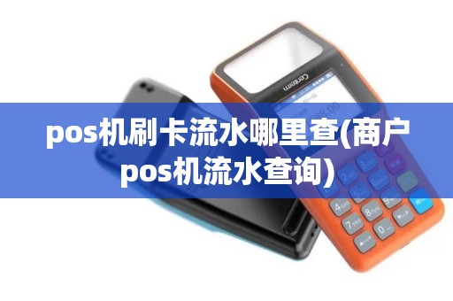 pos机刷卡流水哪里查(商户pos机流水查询)