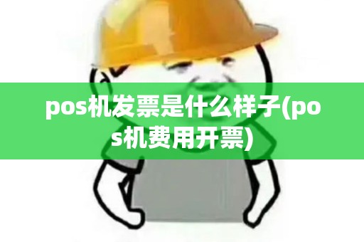 pos机发票是什么样子(pos机费用开票)