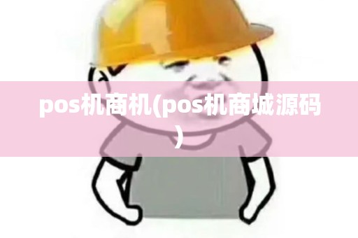 pos机商机(pos机商城源码)