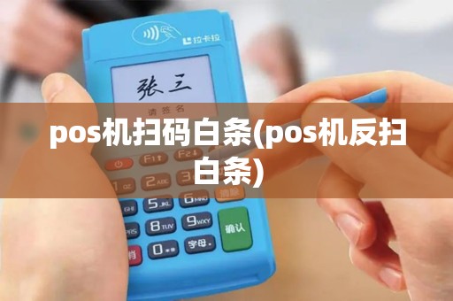 pos机扫码白条(pos机反扫白条)