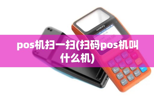 pos机扫一扫(扫码pos机叫什么机)
