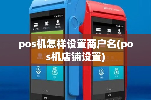 pos机怎样设置商户名(pos机店铺设置)
