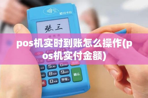 pos机实时到账怎么操作(pos机实付金额)