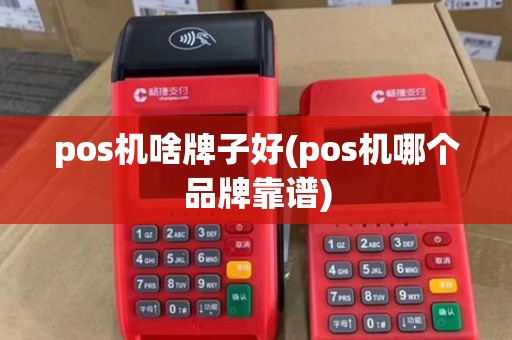 pos机啥牌子好(pos机哪个品牌靠谱)