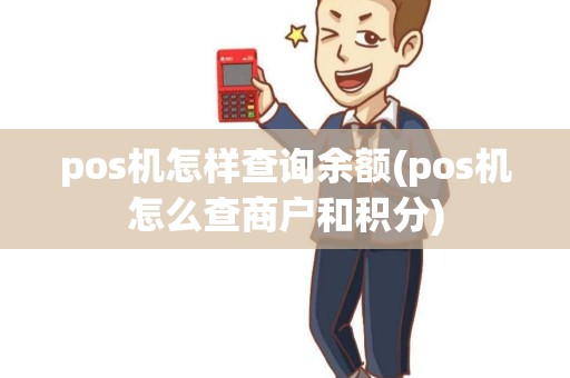 pos机怎样查询余额(pos机怎么查商户和积分)