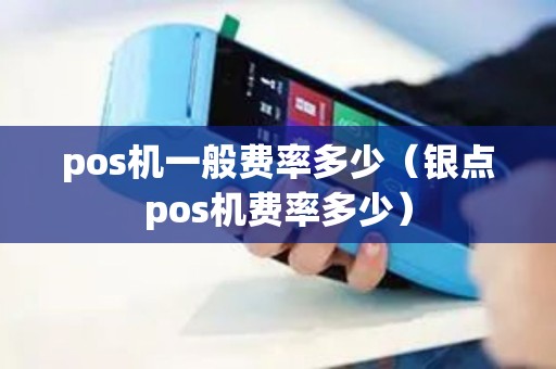 pos机一般费率多少（银点pos机费率多少）